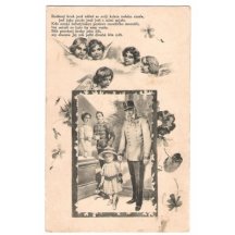 Portréty rodiny Karla s Franz Josefem a básněmi