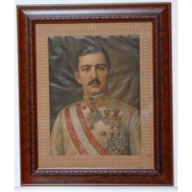 Colour painting of uniformed Karl Franz Joseph