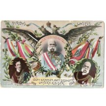 Barevný trojportét císaře Franz Josefa I.