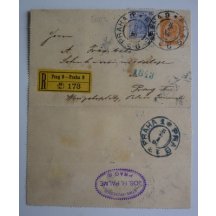 Letter cards - Prague pneumatic post 