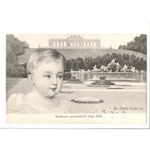 Emperor Franz Joseph I. in park