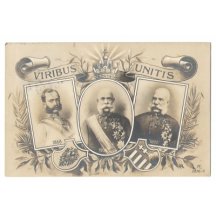 Trojportrét Franz Josefa (1868,1888,1908)