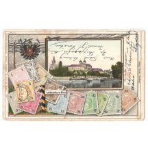 Litomerice - Stamps and eagle