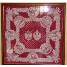 Tablecloth with patriotic theme 