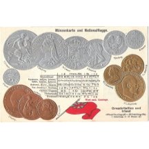 Pohlednice s mincemi- Velká Británie a Irsko