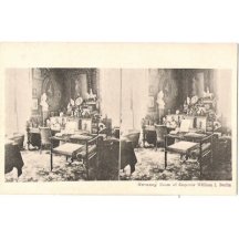 Stereoscopic postcard of emperor Wilhelm in Berlin
