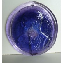 Skleněný portrét císaře - František Josef