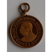 Medaile s císařem Františkem Josefem ke 100. výročí regimentu