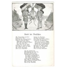 Franz Josef a Wilhelm s básní o Německu