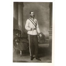 Dvě fota ještě mladého císaře Františka Josefa 