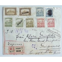 Hungary - an interesting letter franking 