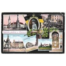 Franz Joseph and military greeting from Olomouc