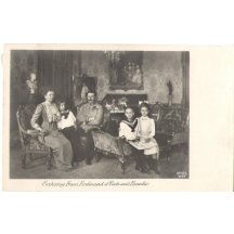 Franz Ferdinand d´Este with family in Konopiště