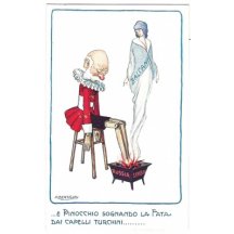 Franz Joseph as stooge of wood Pinocchio - Serbia, Balkans and Russia