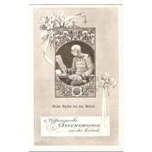 Náš císař při práci