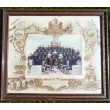 SMS Emperor Wilhelm - warship, private photos of crew with officers / RRR