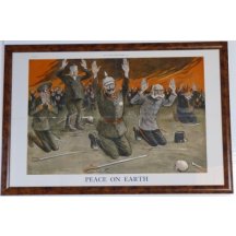 Caricature of emperors Franz Joseph and Wilhelm