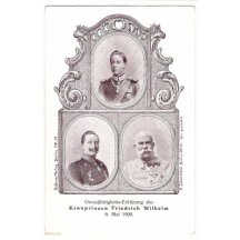 Franz Josef a Wilhelm, korunní princ Friedrich Wilhelm