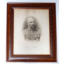 Portrait - Franz Josef / print extremely sophisticated 