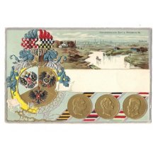 Myslowitz, mince tří císařů a ozdobný erb