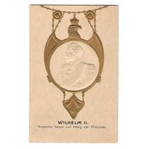 Secession postcard - Wilhelm II. ... R!!