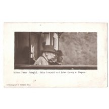 Chvilka odpočinku po lovu- Leopold, Georg a Franz Josef