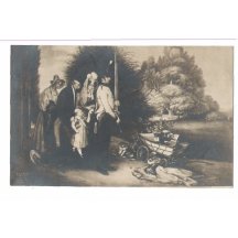 Little Franz Joseph with mother Sophia in Laxenburg , 1833