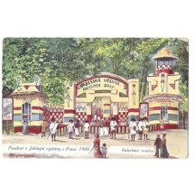 Habešská vesnice, Praha 1908