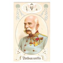 Portrait of Franz Joseph : Viribus unitis