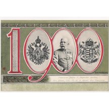 Austria - portrait of Franz Joseph , year 1900