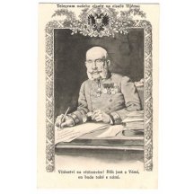 František Josef, píšící telegram