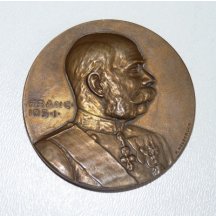 Bronzová medaile císaře Františka Josefa