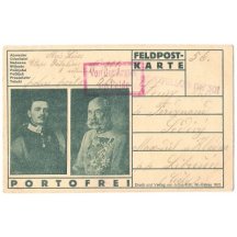 Emperor Franz Joseph and Carl in ceremonial uniforms , 2nd variant