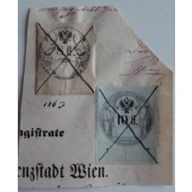 Cutting from deed - 10 and 8 guilden