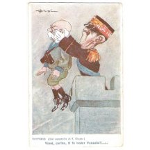 Caricature of Franz Joseph and Italy king