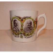 Černobílé portréty Franz Josefa a Wilhelma