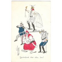 Caricatures of Franz Joseph and Wilhelm