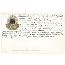 Postcard with coats of arms