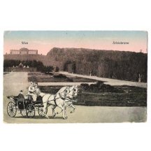 Franz Josef na prohlídce schönbrunnského parku