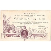 Pozvánka na slavnost: Vereins-Ball