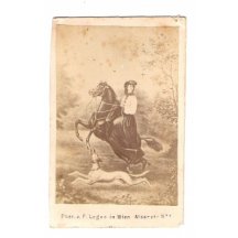 Císařovna Elisabeth, jezdící na hnědém koni