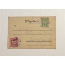 Field post letter evaluated with 10 Hel and 5 Hel, interesting