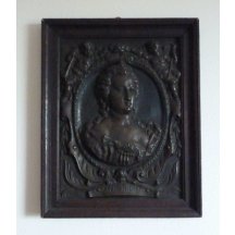 Marie Therese - Brass pressed extraordinary image .... 