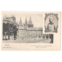 The memory of the visit of Emperor Franz Joseph and the Royal Castle , Prague