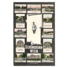 Schönbrunn historical sights in Vienna