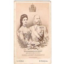Mimořádné deskové foto F.J.I. a Elisabeth