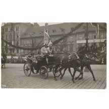 Slavnostní přivítání na počest příjezdu císaře