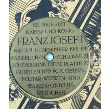 Gramofonová deska - projev císaře