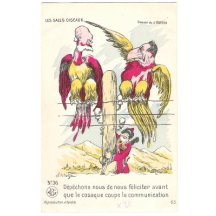 Wilhelm and Franz Joseph illustrated like a predacious bird
