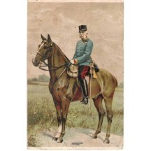 Set of postcards - Franz Joseph on a horse